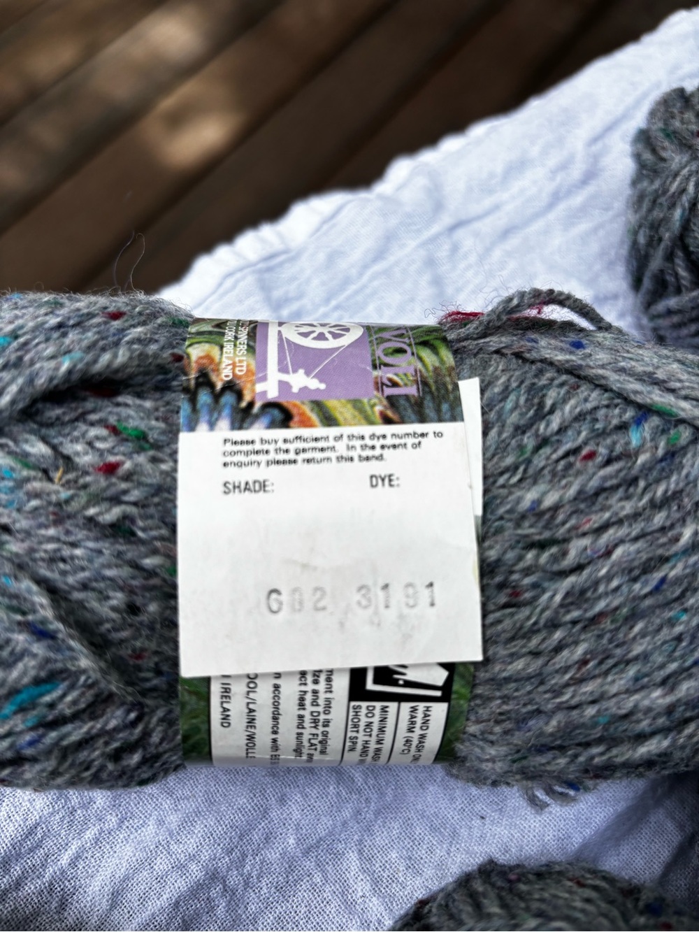 Tivoli Tweed DK Pure new wool Made in Ireland-Discountined Lot of 9 - Picture 7 of 8